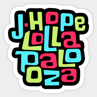 J-HOPE LOLLAPALOOZA Sticker